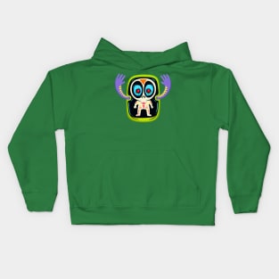 Doodle cute monster Kids Hoodie